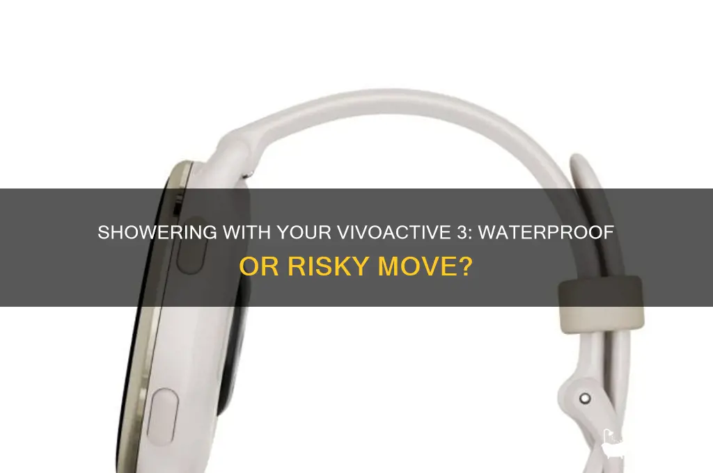 can i shower with my vivoactive 3