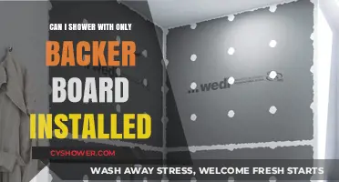 Showering with Backer Board Only: Risks and Recommendations