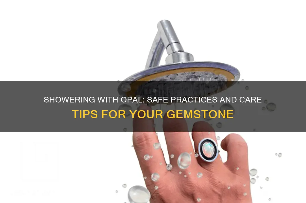 can i shower with opal