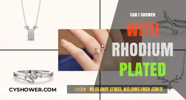 Showering with Rhodium-Plated Jewelry: Safe or Risky Practice?