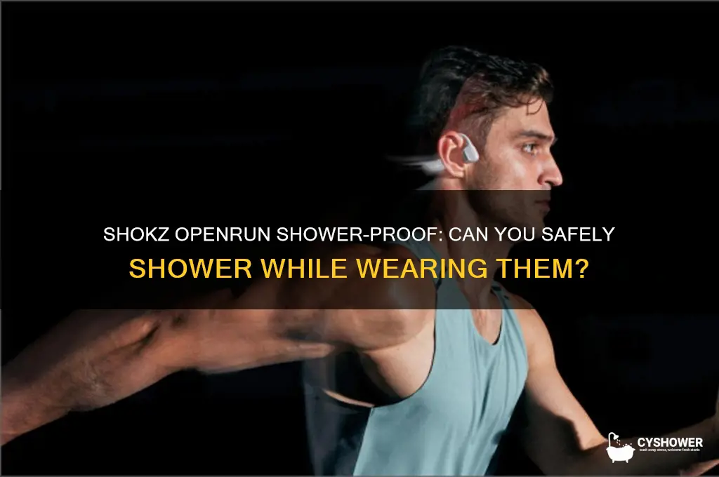 can i shower with shokz openrun