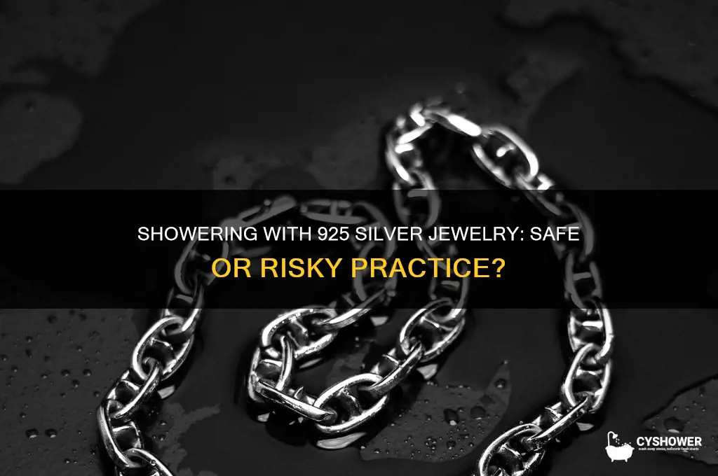 can i shower with silver 925 jewelry