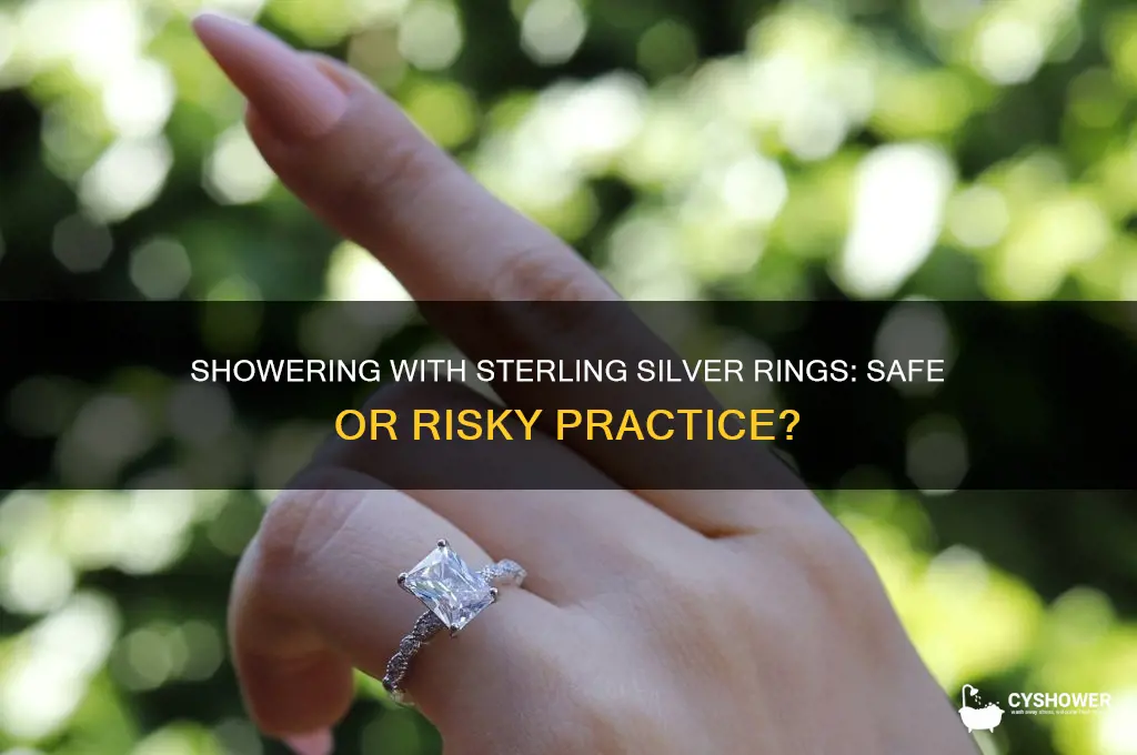 can i shower with sterling silver ring