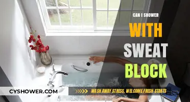 Showering with Sweat Block: Safe Practices and Effective Usage Tips