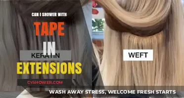 Showering with Tape-In Extensions: Tips for Safe and Easy Care