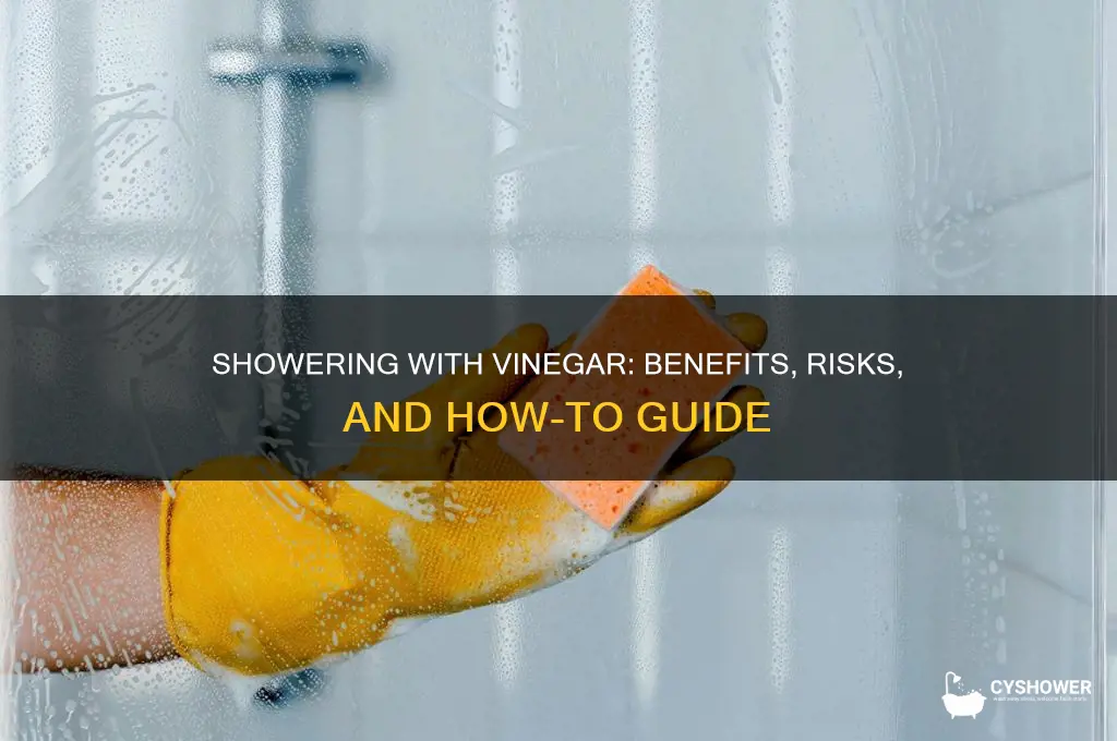 can i shower with vinegar
