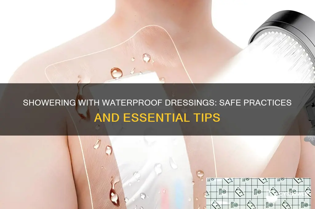 can i shower with waterproof dressing