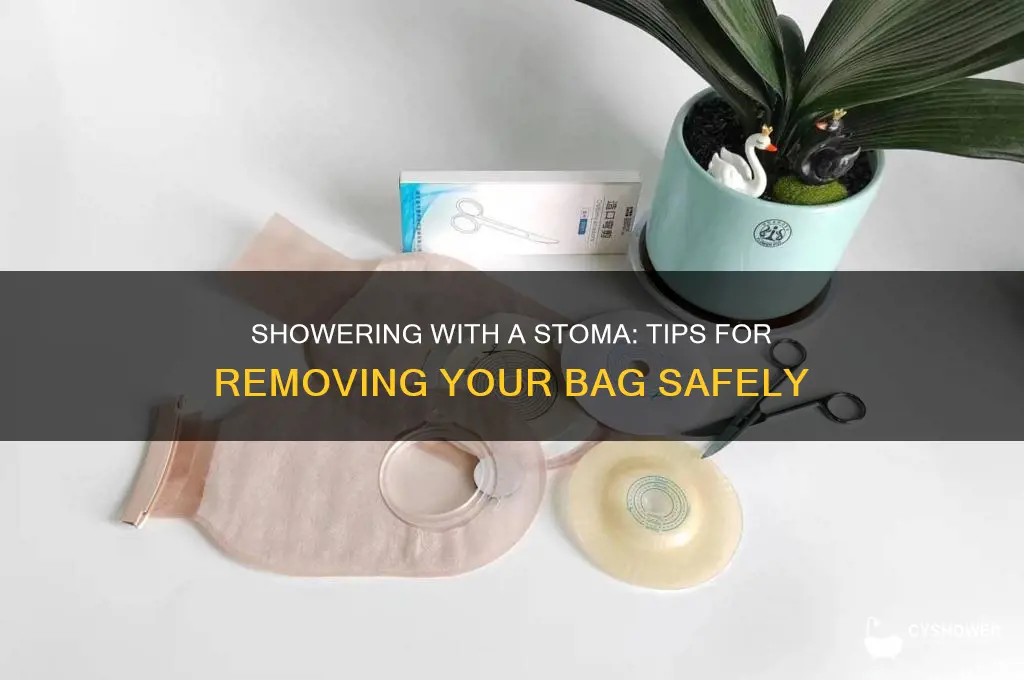 can i shower without my stoma bag
