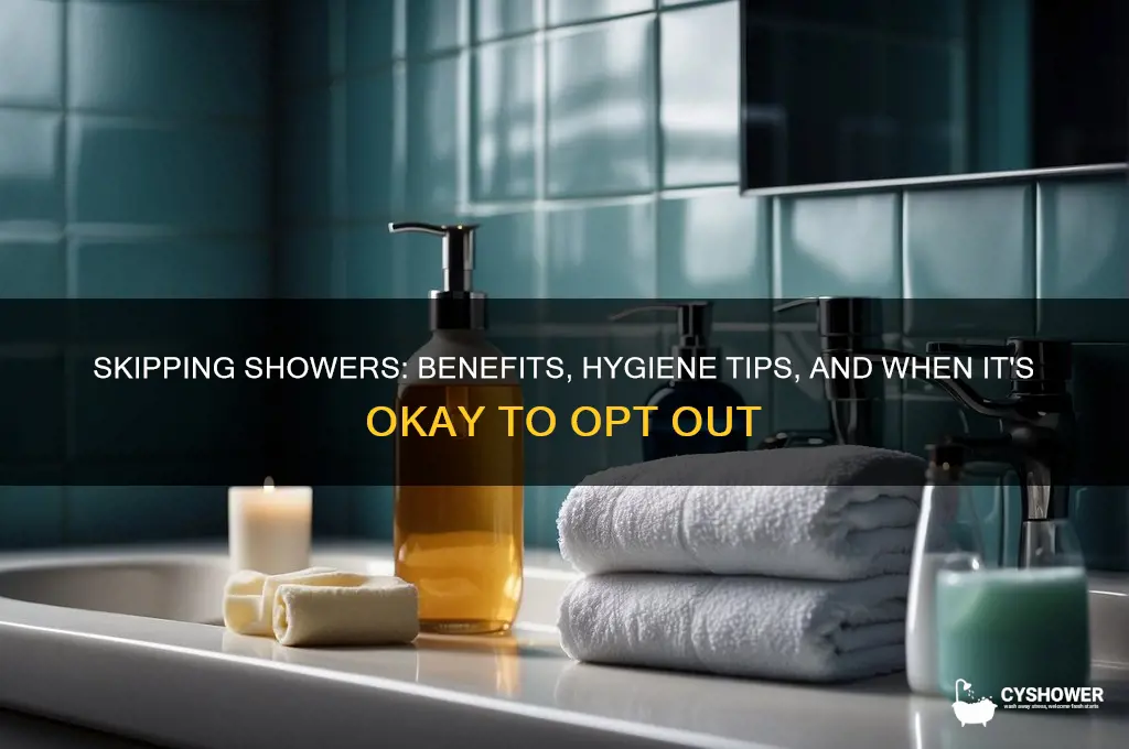 can i skip shower days