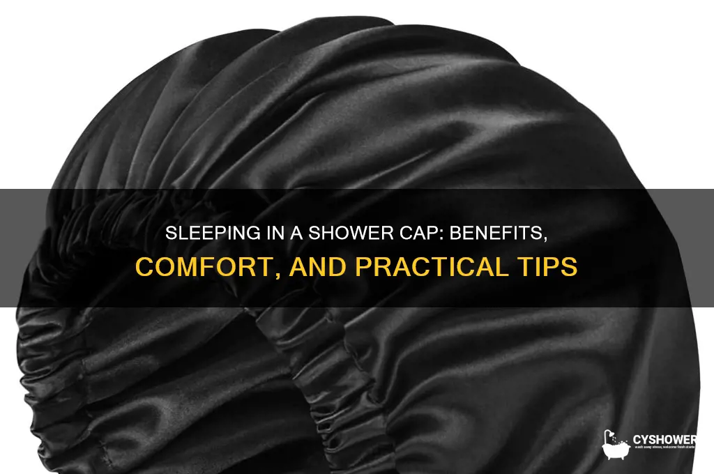 can i sleep in a shower cap