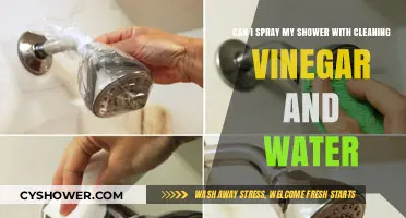 Using Cleaning Vinegar and Water to Safely Clean Your Shower