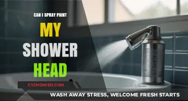 Spray Painting Your Shower Head: A DIY Guide and Safety Tips