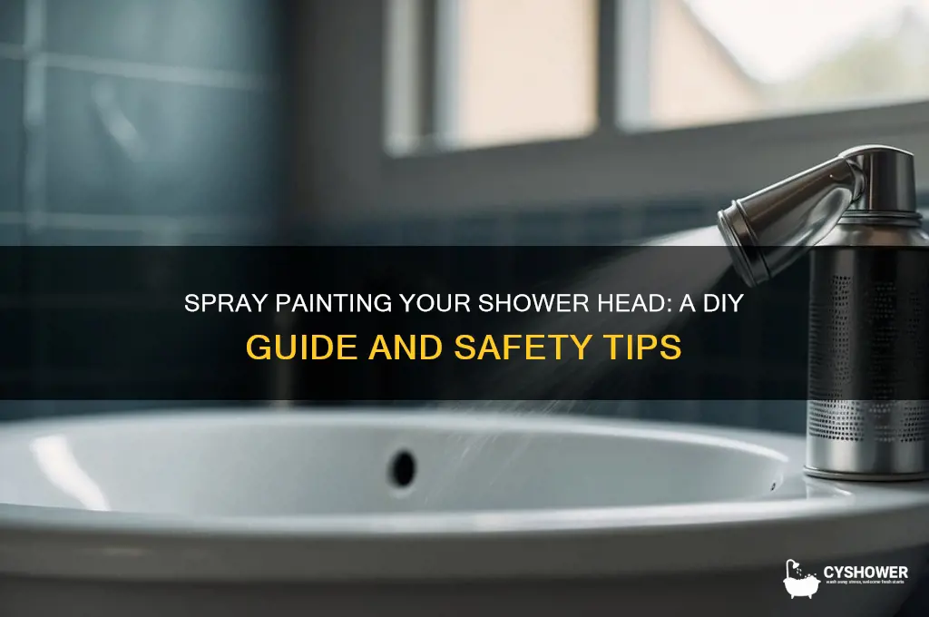 can i spray paint my shower head