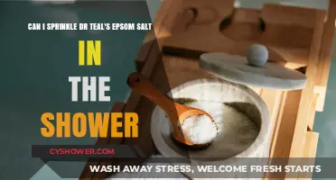 Sprinkling Dr Teal's Epsom Salt in Shower: Benefits and Tips