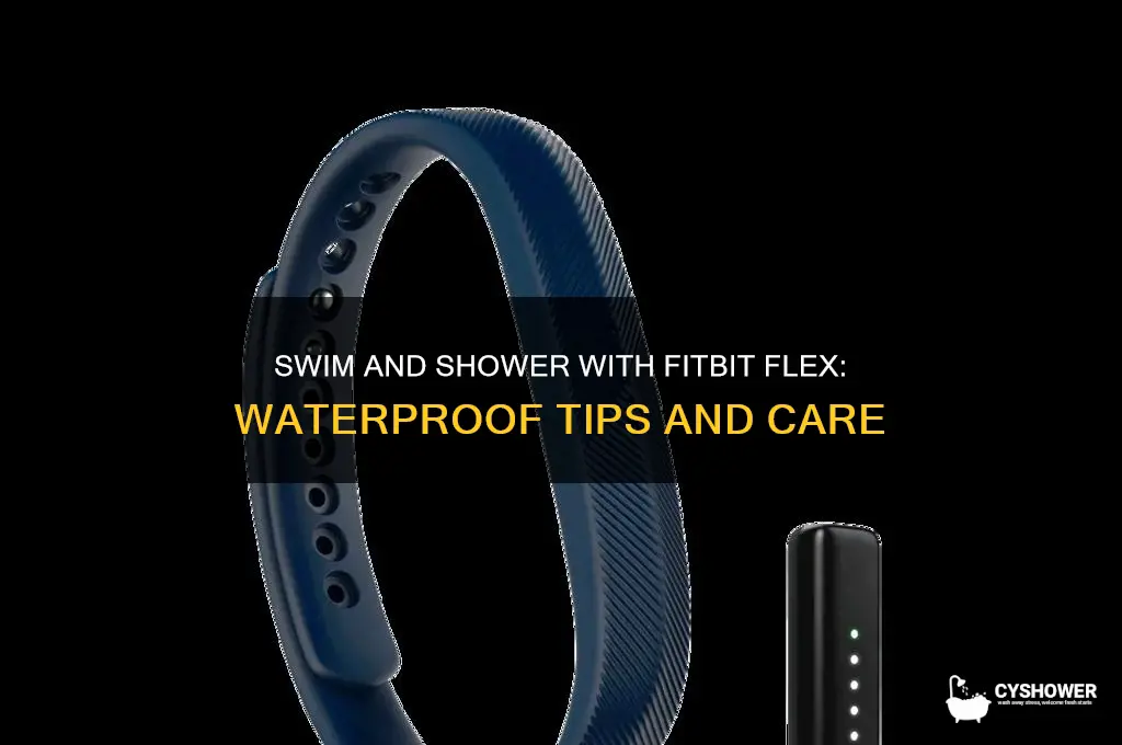 can i swim and shower with my fitbit flex