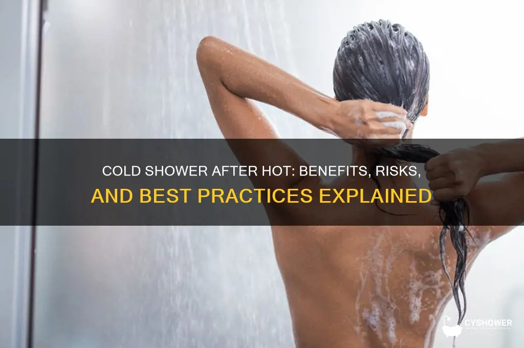 can i take a cold shower after a hot shower