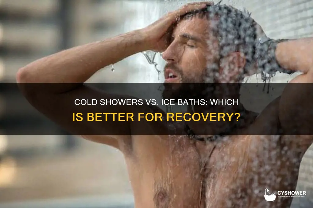 can i take a cold shower instead of ice bath