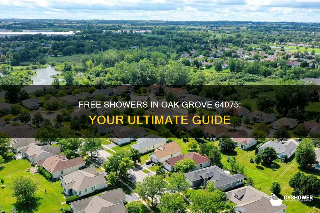 can i take a free shower in oakgrove 64075