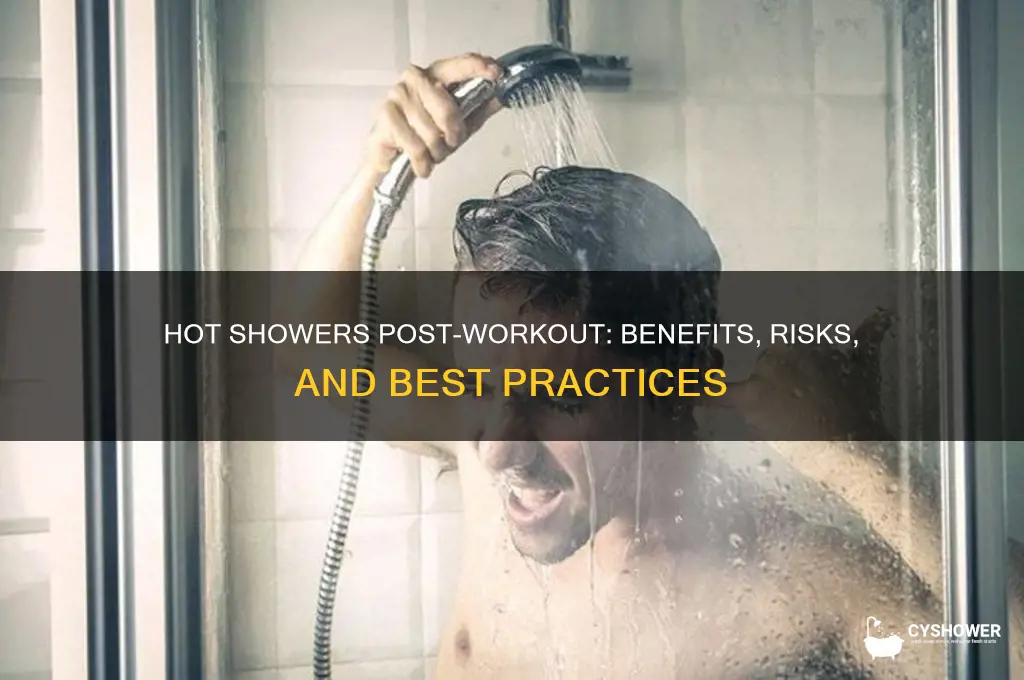 can i take a hot shower after a workout
