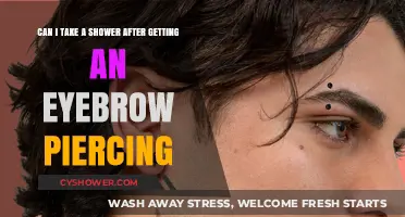 Eyebrow Piercing Aftercare: Showering Safely Post-Piercing