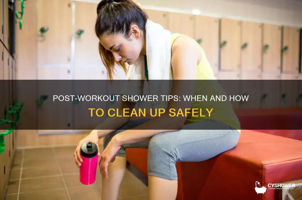 can i take a shower after gym