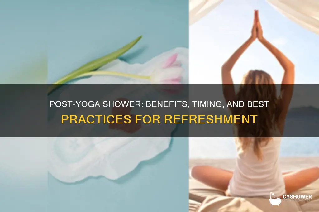 can i take a shower after yoga
