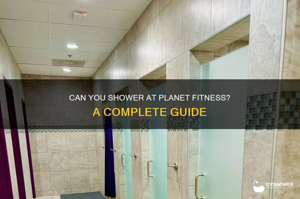 can i take a shower at planet fitness