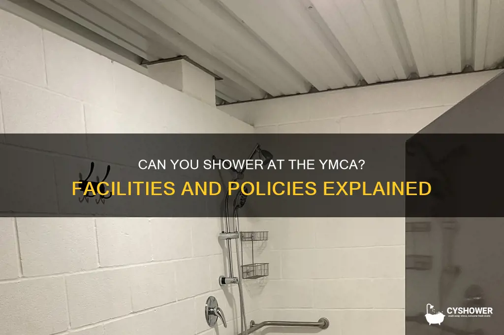 can i take a shower at the ymca