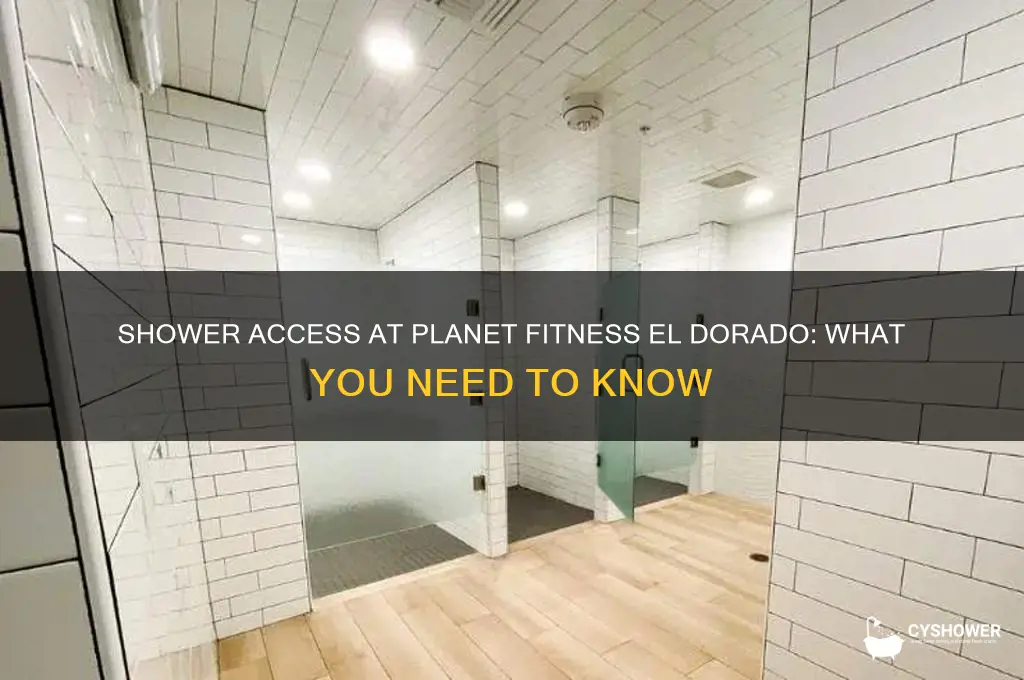 can i take a shower in planet fitness el dorado