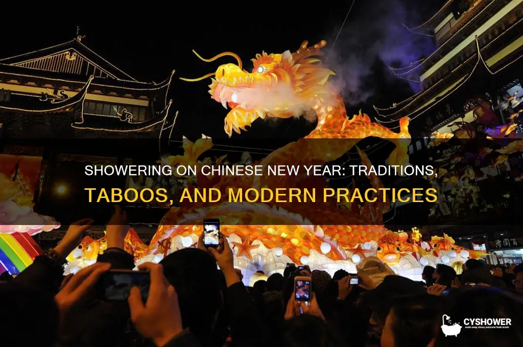 can i take a shower on chinese new year