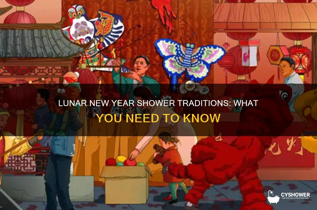 can i take a shower on lunar new year
