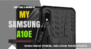Showering with Your Samsung A10e: Safe or Risky?