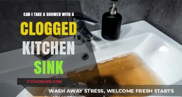 Showering with a Clogged Kitchen Sink: What You Need to Know