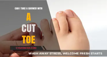 Showering with a Cut Toe: Safe Practices and Precautions to Follow