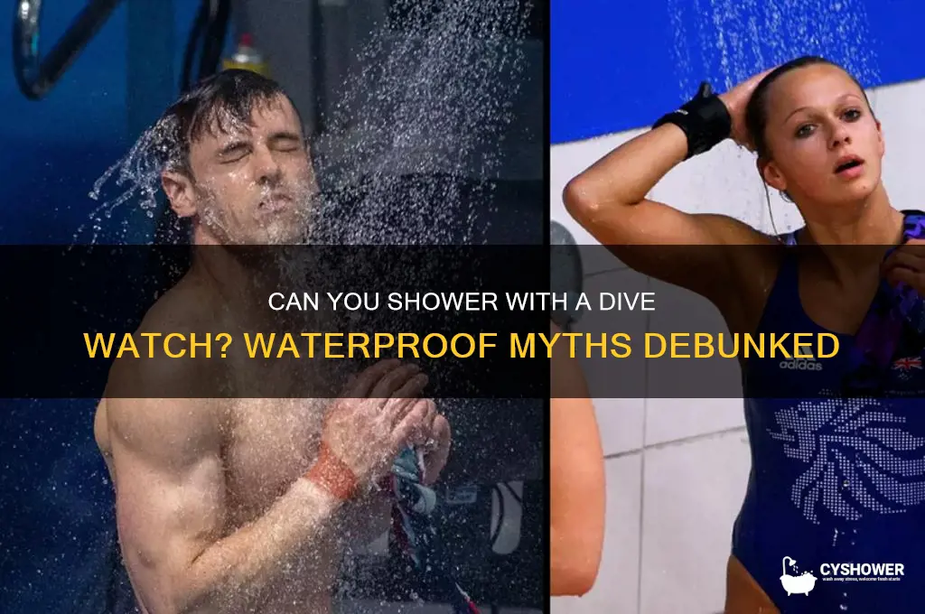 can i take a shower with a divers watch