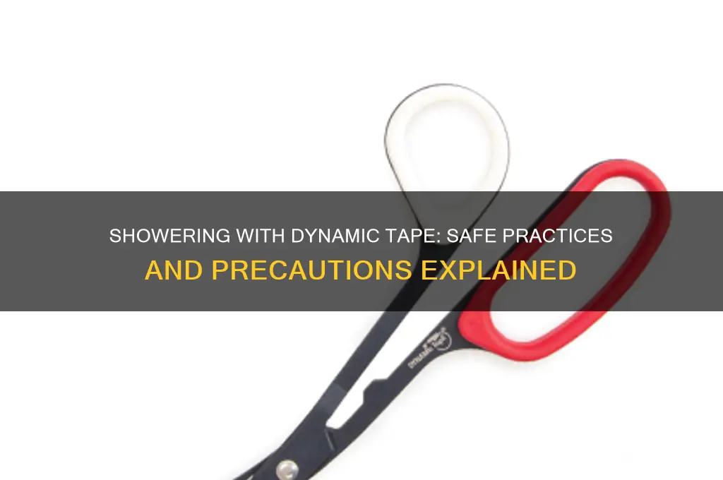 can i take a shower with dynmic tape