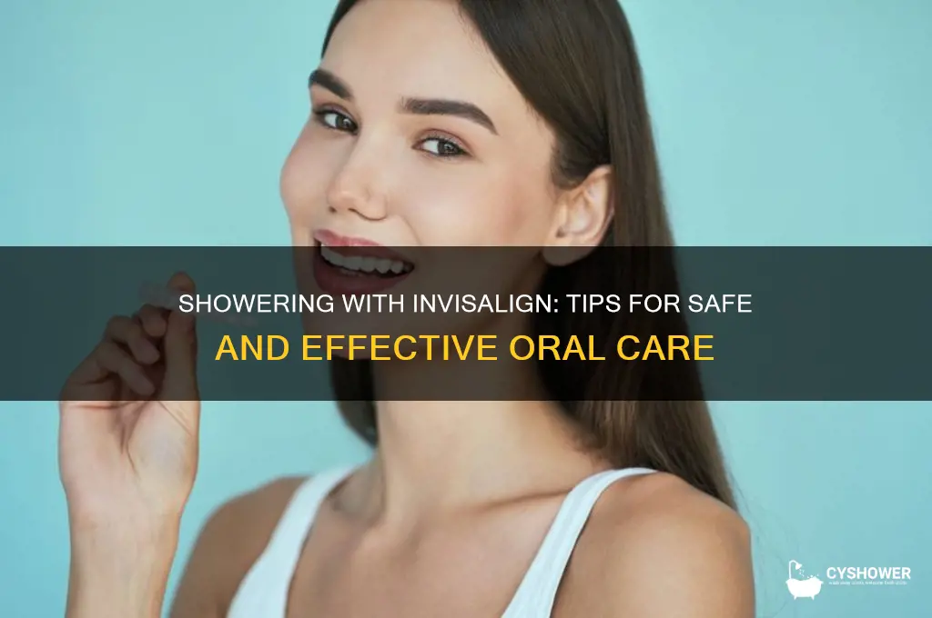 can i take a shower with invisalign