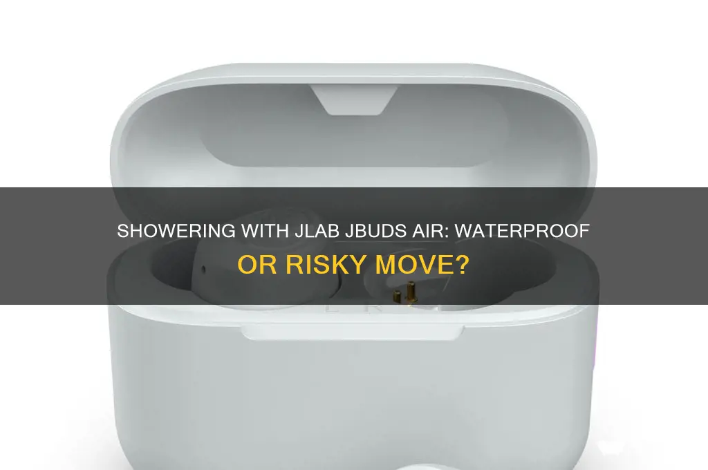 can i take a shower with jlab jbuds air