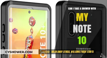 Showering with Your Note 10: Safe or Risky Move?
