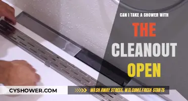 Showering with an Open Cleanout: Risks and Safety Tips