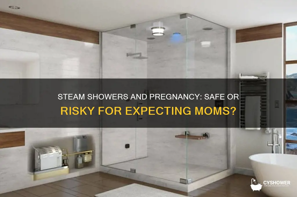 can i take a steam shower while pregnant