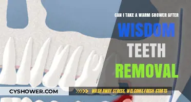 Warm Showers After Wisdom Teeth Removal: Safe or Risky?