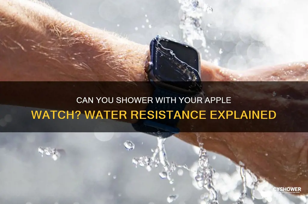 can i take apple watch in shower