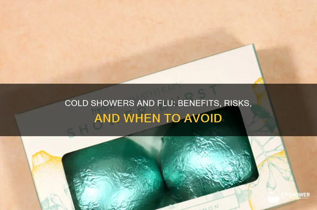 can i take cold shower with flu