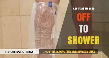 Showering with a Boot: When and How to Safely Remove It