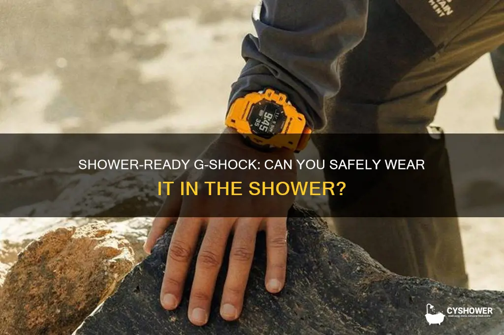 can i take my gshock in the shower