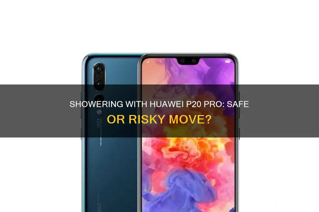 can i take my huawei p20 pro in the shower