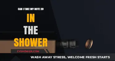 Showering with Your Note 20: Safe or Risky Move?