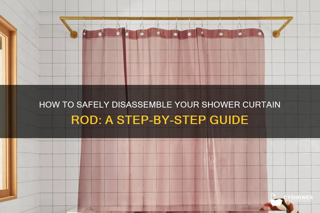 can i take my shower curtain rod apart