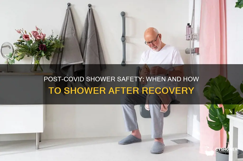 can i take shower after covid